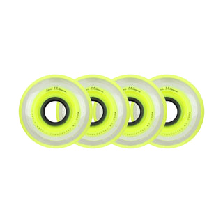 Labeda Roller Hockey Wheels - Millennium Gripper 72mm 74A Yellow (4-Pack)