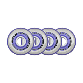 Labeda Roller Hockey Wheels - Millennium Gripper 72mm 74A Purple (4-Pack)