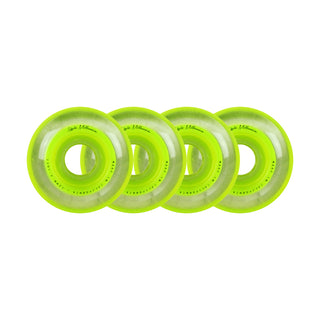 Labeda Roller Hockey Wheels - Millennium Gripper 72mm 74A Green (4-Pack)