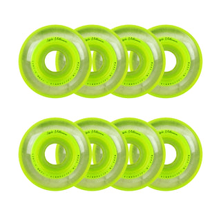 Labeda Roller Hockey Wheels - Millennium Gripper 72mm 74A Green (8-Pack)