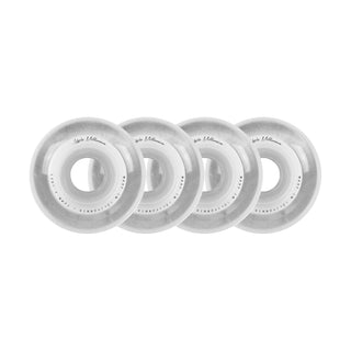 Labeda Roller Hockey Wheels - Millennium Gripper 72mm 74A White (4-Pack)