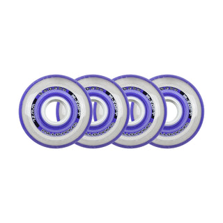 Labeda Roller Hockey Wheels - Millennium Gripper 76mm 74A Purple (4-Pack)