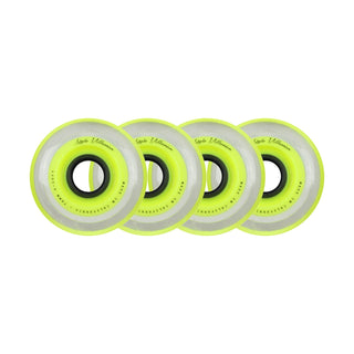 Labeda Roller Hockey Wheels - Millennium Gripper 76mm 74A Yellow (4-Pack)