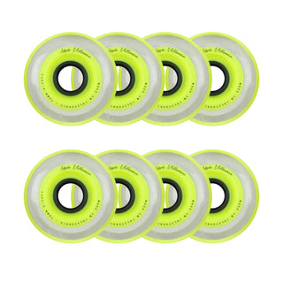Labeda Roller Hockey Wheels - Millennium Gripper 76mm 74A Yellow (8-Pack)