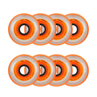 Labeda Roller Hockey Wheels - Millennium Gripper 76mm 76A Orange (8-Pack)