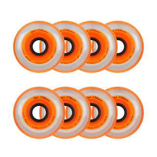Labeda Roller Hockey Wheels - Millennium Gripper 76/80 HiLo 76A Orange (8-Pack)