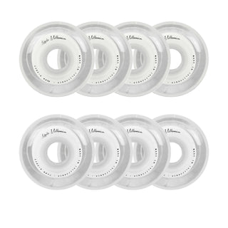 Labeda Roller Hockey Wheels - Millennium Gripper 76/80 HiLo 74A White (8-Pack)