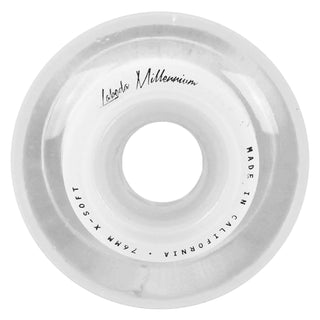 Labeda Roller Hockey Wheels - Millennium Gripper 76mm 74A White (4-Pack)