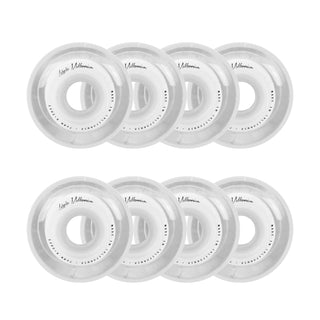 Labeda Roller Hockey Wheels - Millennium Gripper 76mm 74A White (8-Pack)