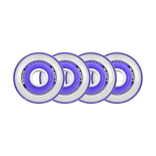 Labeda Roller Hockey Wheels - Millennium Gripper 80mm 74A Purple (4-Pack)