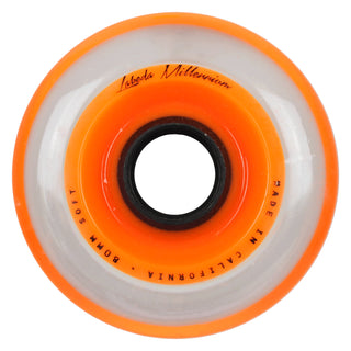 Labeda Roller Hockey Wheels - Millennium Gripper 80mm 76A Orange (8-Pack)