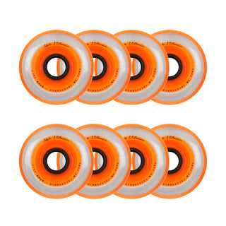 Labeda Roller Hockey Wheels - Millennium Gripper 80mm 76A Orange (8-Pack)