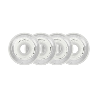 Labeda Roller Hockey Wheels - Millennium Gripper 80mm 74A White (4-Pack)