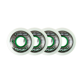 Labeda Roller Hockey Wheels - Asphalt Gripper 59mm 83A White (4-Pack)