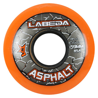 Labeda Roller Hockey Wheels - Asphalt Gripper 59mm 85A Orange (Single)
