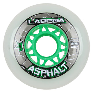 Labeda Roller Hockey Wheels - Asphalt Gripper 72mm 83A White (Single)