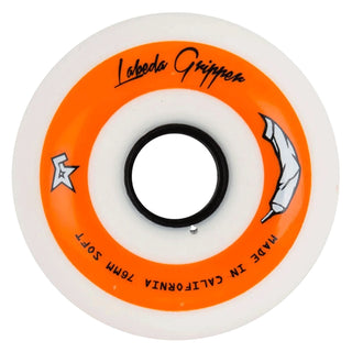 Labeda Roller Hockey Wheels - Gripper Standard 59mm 76A White/Orange (Single)