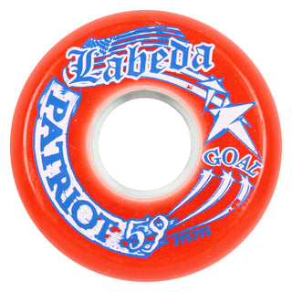 Labeda Roller Hockey Wheels - Patriot Goal 59mm 82A Red (10-Pack)