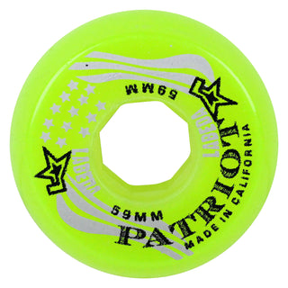 Labeda Roller Hockey Wheels - Patriot Goal 59mm 82A Green (10-Pack)