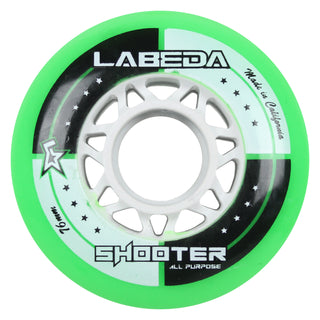 Labeda Roller Hockey Wheels - Shooter 76/80 HiLo 83A Green (8-Pack)