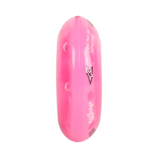 Labeda Whips Roller Hockey Wheels - Pink X-Soft 68mm - 8-Pack with Evo Spacers