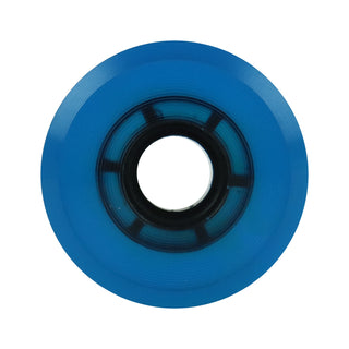 Blank Longboard Wheels 65mm x 40mm Clear Blue USA Rearset Shaved 78A