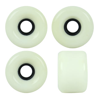 Paris Longboard Trucks, Wheels, Hardware, and Abec 7 Bearings Kit - V2 180 Raw + Blank White 65mm 82A