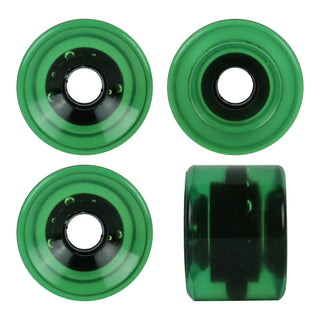 Blank Longboard Wheels 64mm x 45mm Dark Green USA Centerset Smooth 82A