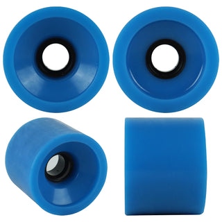 Blank Longboard Wheels 68mm x 54mm Royal Blue USA Square Lip 78A
