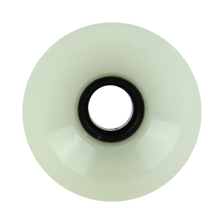 Blank Longboard Wheels 68mm x 54mm White (Discolored) USA Square Lip 78A