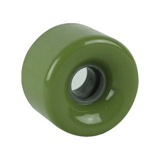 Blank Longboard Wheels 64mm x 45mm Military Green USA Centerset Smooth 82A