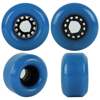 Paris Longboard Trucks, Wheels, Hardware, and Abec 7 Bearings Kit - V2 180 Raw + Blank Blue 76mm 82A