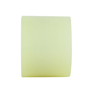 Blank Longboard Wheels 74mm x 58mm White (Discolored) USA Square Lip 78A