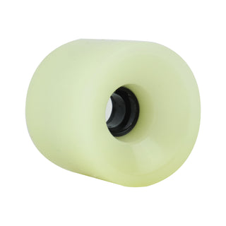 Blank Longboard Wheels 74mm x 58mm White (Discolored) USA Square Lip 78A