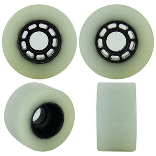 Blank Longboard Wheels 70mm x 39mm White USA Rearset Cored 78A