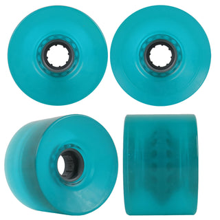 Blank Longboard Wheels 75mm x 50mm Aqua  USA Centerset 78A