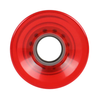 Longboard Wheels 60mm x 44mm 83A Clear Red 4-Pack