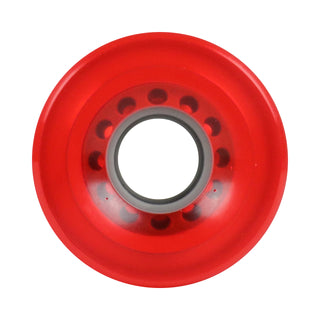 Longboard Wheels 60mm x 44mm 83A Clear Red 4-Pack
