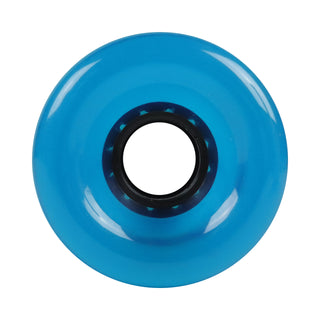 Longboard Wheels 70mm x 42mm 82A Stone Ground Clear Blue 4-Pack