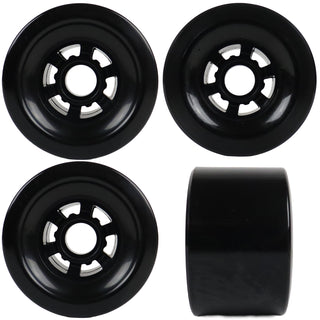 Longboard Wheels 90mm x 52mm 78A Black 4-Pack