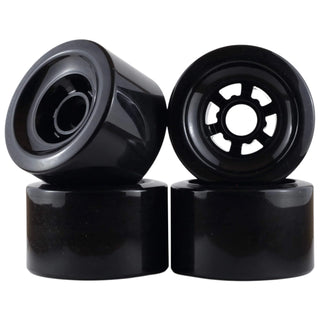 Longboard Wheels 90mm x 52mm 78A Black 4-Pack