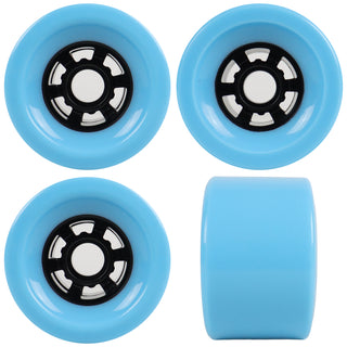 Longboard Wheels 83mm x 52mm 78A Light Blue 4-Pack
