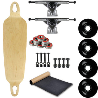 Moose Longboard Complete 9.75" x 39.75" Double Drop Natural