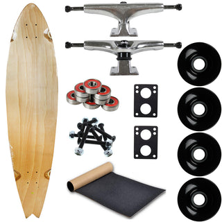 Moose Longboard Complete 9.5" x 39.5" Fish Cruiser Natural