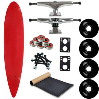 Moose Longboard Complete 9" x 43" Pintail Red