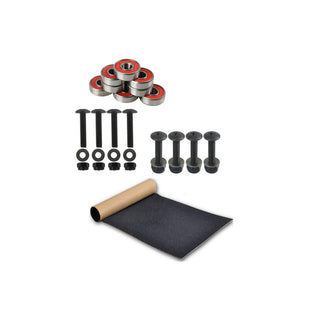 Moose Longboard 9.75" x 41.25" Double Drop (Down/Through) Red (All Parts Included)