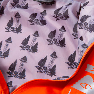 Lakai x Poler Anorak Quarter Zip Hoodie Jacket Orange