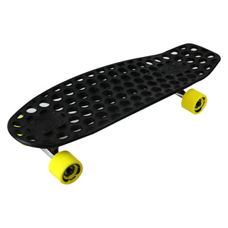 Lander Recycled Skateboard Cruiser Complete Rio 7.75" with 59mm Yellow Wheels