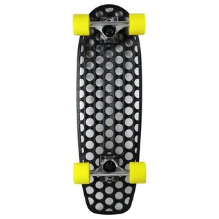 Lander Recycled Skateboard Cruiser Complete Rio 7.75" with 59mm Yellow Wheels