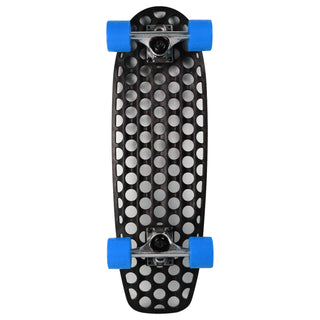 Lander Recycled Skateboard Cruiser Complete Rio 7.75" with 59mm Blue Wheels